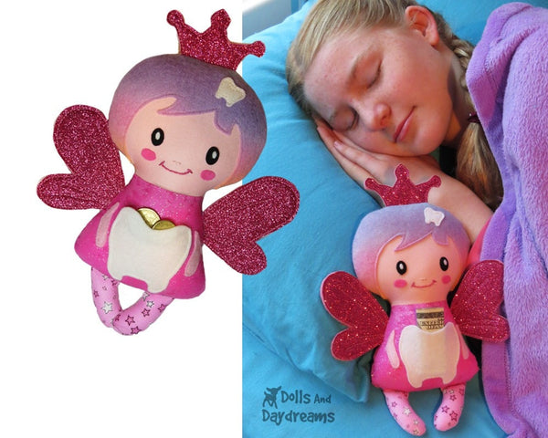 Secret Pocket Tooth Fairy Sewing Pattern - Dolls And Daydreams - 3