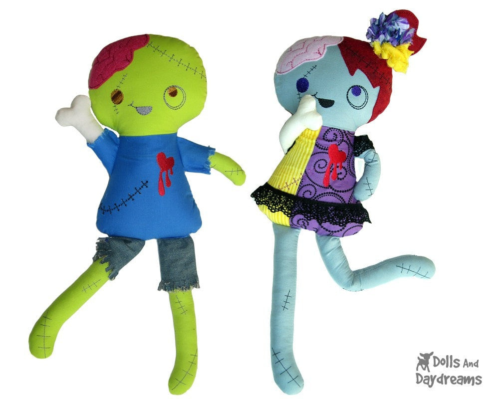 ITH Zombie Doll Pattern | Dolls And Daydreams